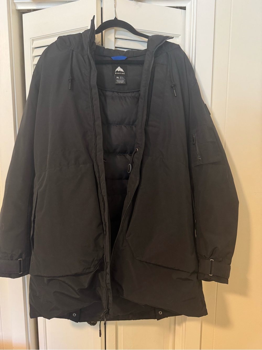 Women’s Black Burton Hooded Parka Jacket